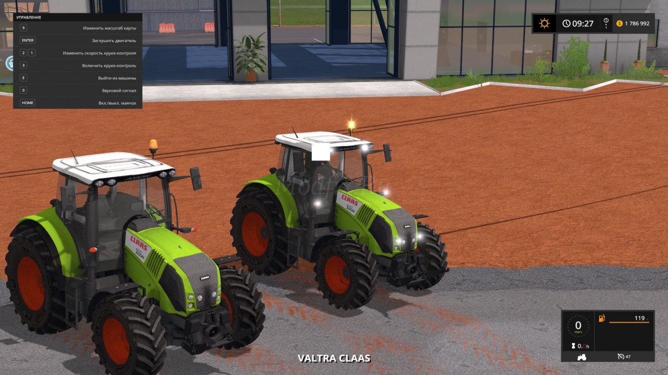 Картинка мода Claas Axion 820 / Szpilmen123 в игре Farming Simulator 2017