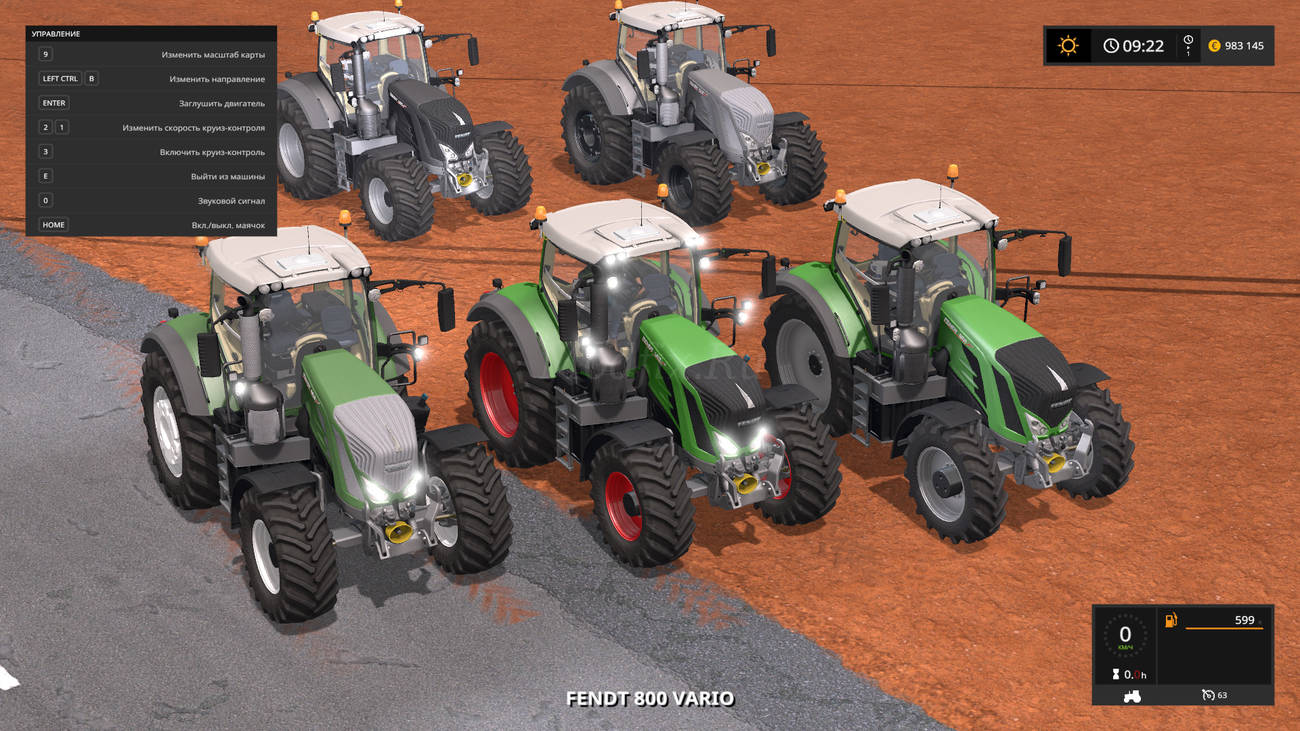 Картинка мода Fendt 800 Series / John-Deere fan в игре Farming Simulator 2017