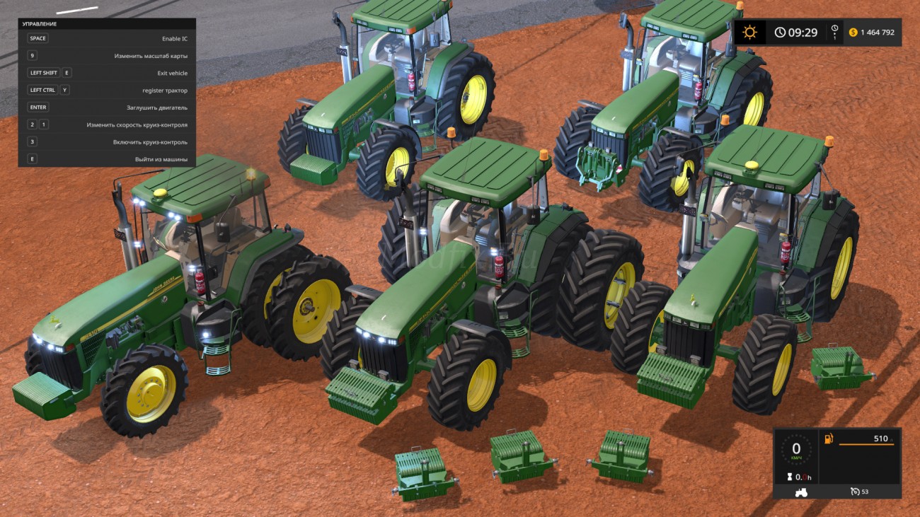 Картинка мода John Deere 8400 и 8410 / Jukka в игре Farming Simulator 2017
