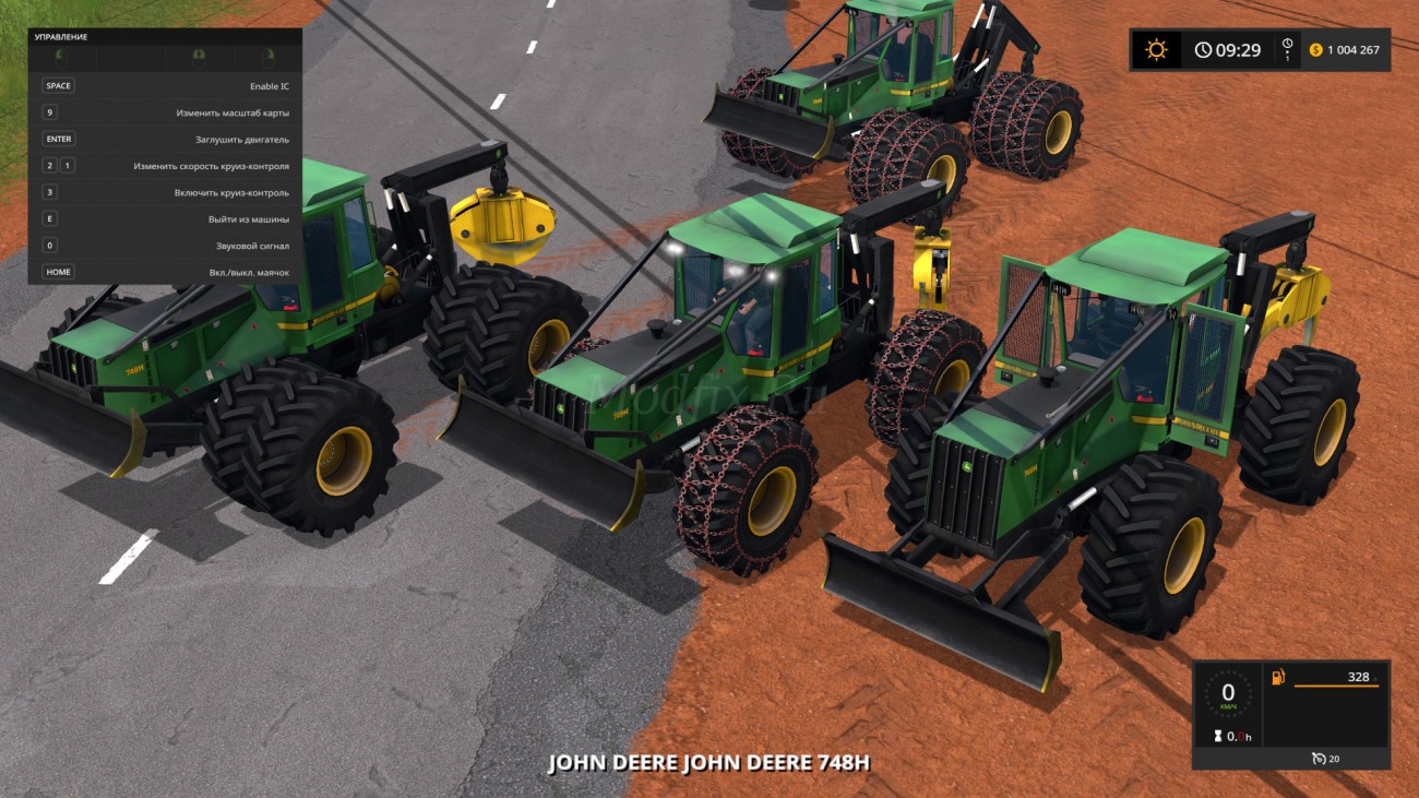 Картинка мода John Deere 748H / Timber131 в игре Farming Simulator 2017
