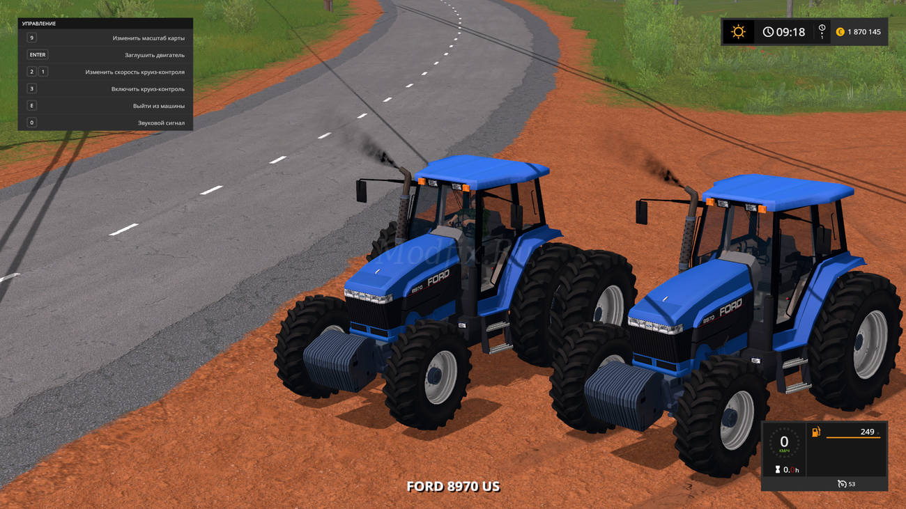 Картинка мода Ford 8970 / Hawkmodding в игре Farming Simulator 2017