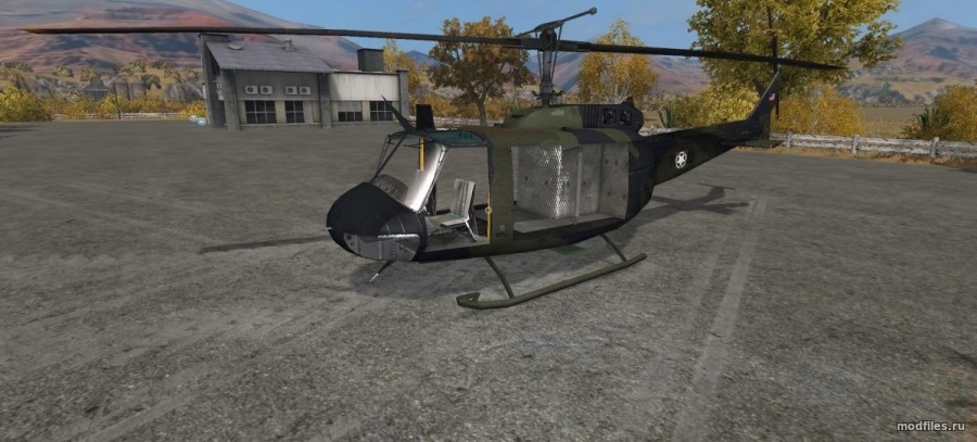 Картинка мода Bell UH-1 D US ARMY / Rambow145 в игре Farming Simulator 2017