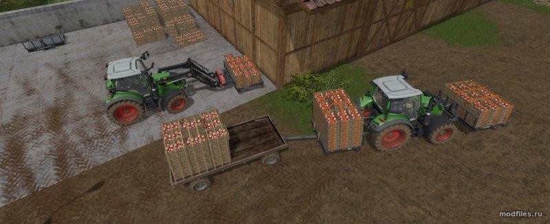 Картинка мода Fliegl Rear Deck UAL / Slowtide63 в игре Farming Simulator 2017