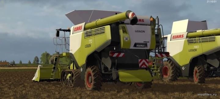 Картинка мода Claas Lexion 700 STAGE IV Pack Rus / Dragon-tis в игре Farming Simulator 2017