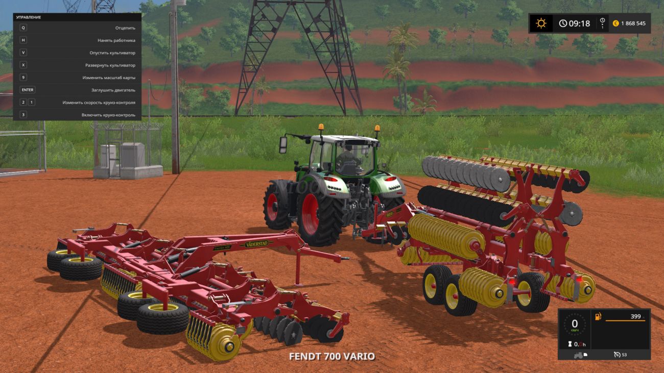 Картинка мода Vaderstad Carrier 820 / Zombek в игре Farming Simulator 2017