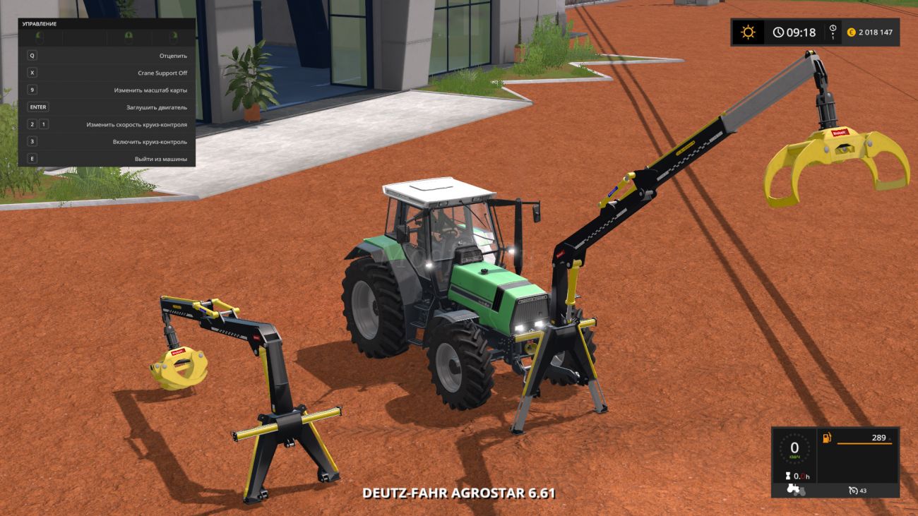 Картинка мода Biobeltz Back Crane HC 10 / t0xic0m в игре Farming Simulator 2017