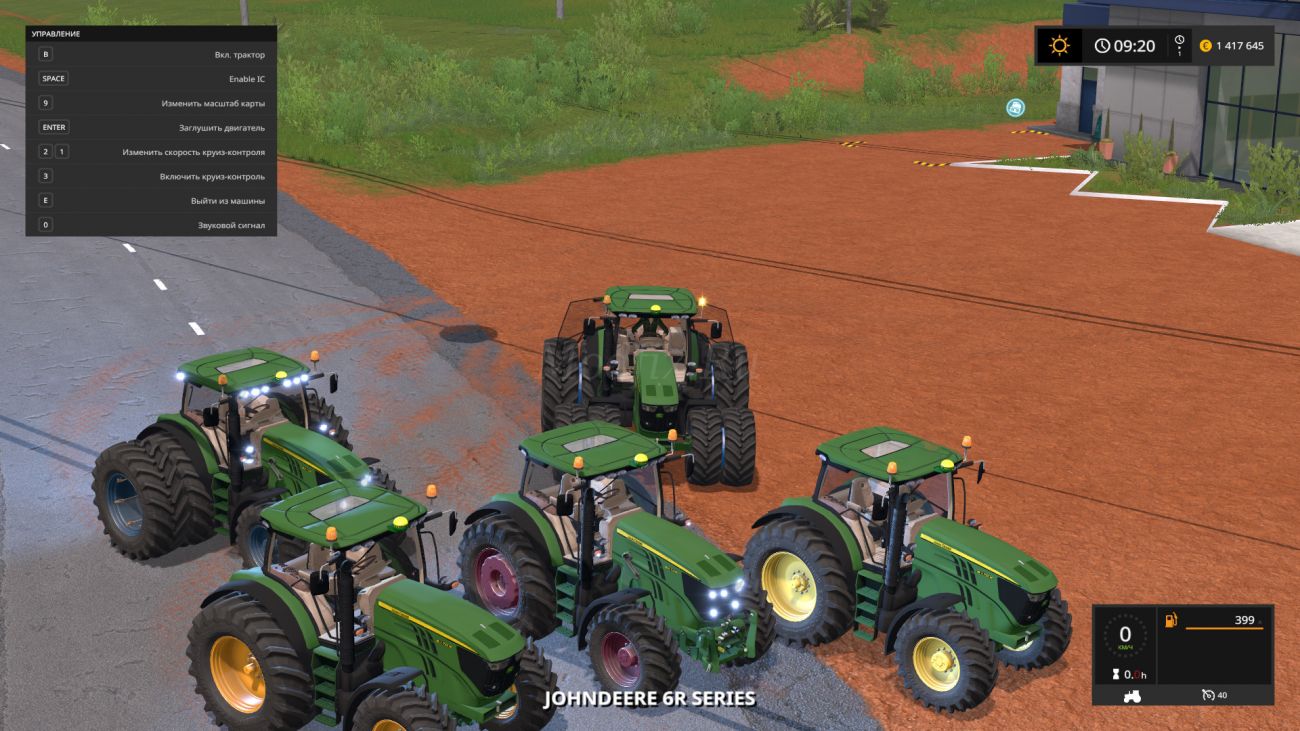 Картинка мода John Deere 6170R и 6210R / Puma [FBM] в игре Farming Simulator 2017