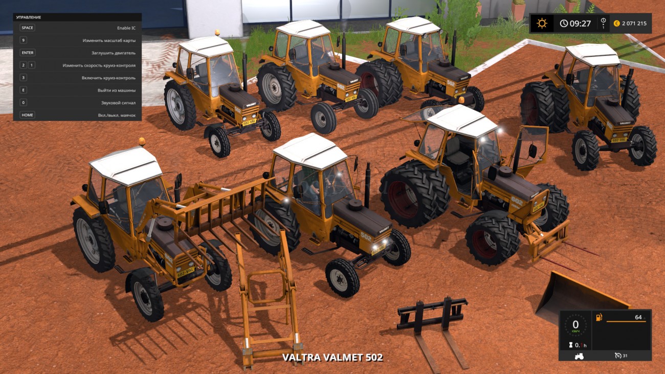 Картинка мода Valtra Valmet 502 и 602 / Farmari99 в игре Farming Simulator 2017