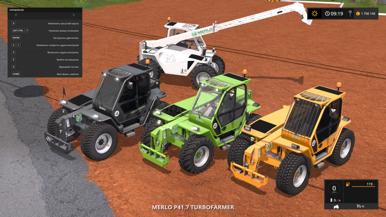 Картинка мода Merlo P41.7 Turbofarmer / ARM-Team в игре Farming Simulator 2017