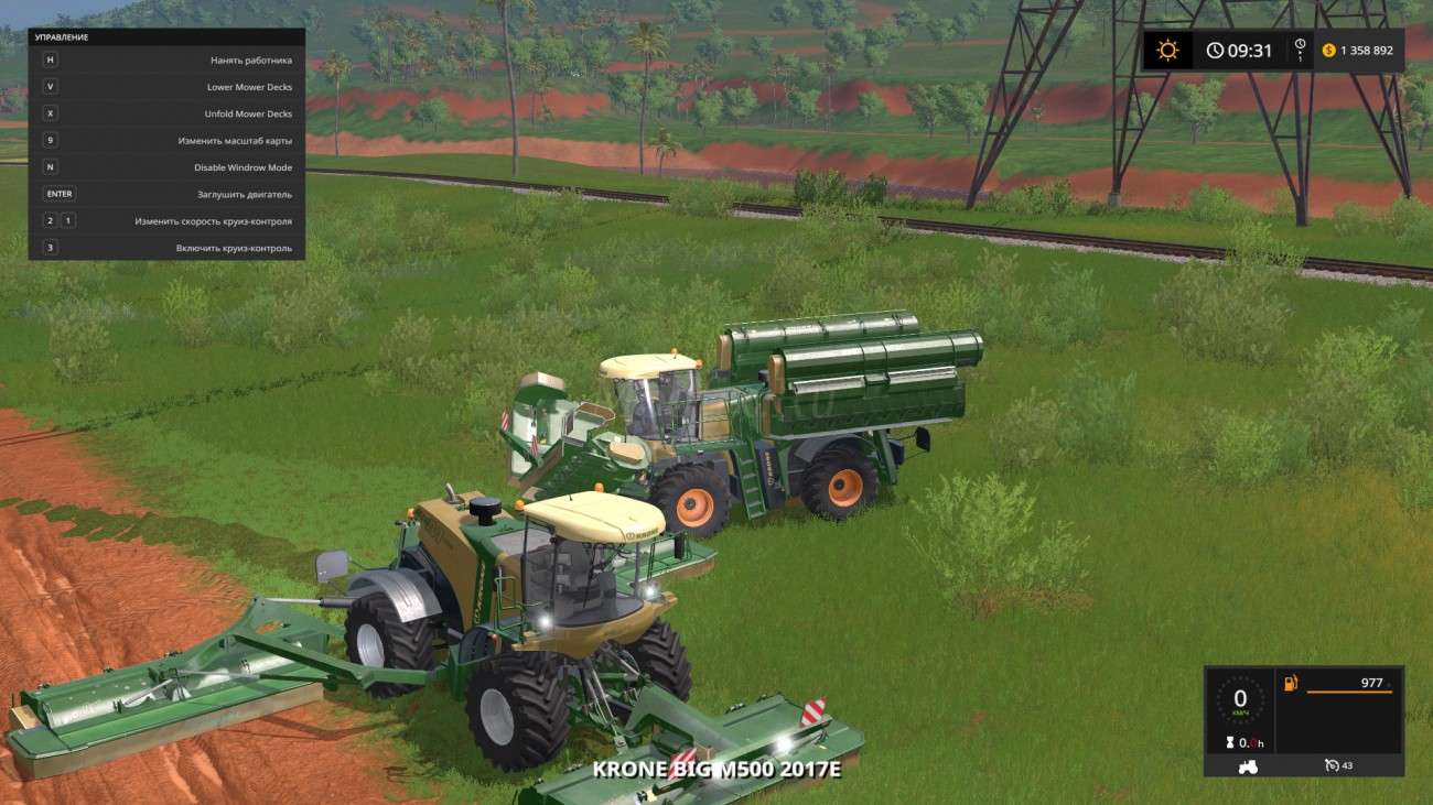Картинка мода Krone Big M500 2017 / LS-MODCOMPANY в игре Farming Simulator 2017