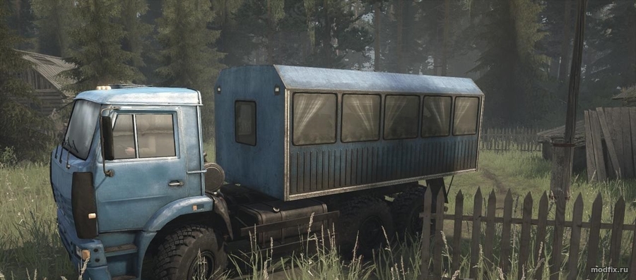 КамАЗ 6522 голубой