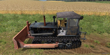 ДТ-54 и бульдозер / AGROSNAB