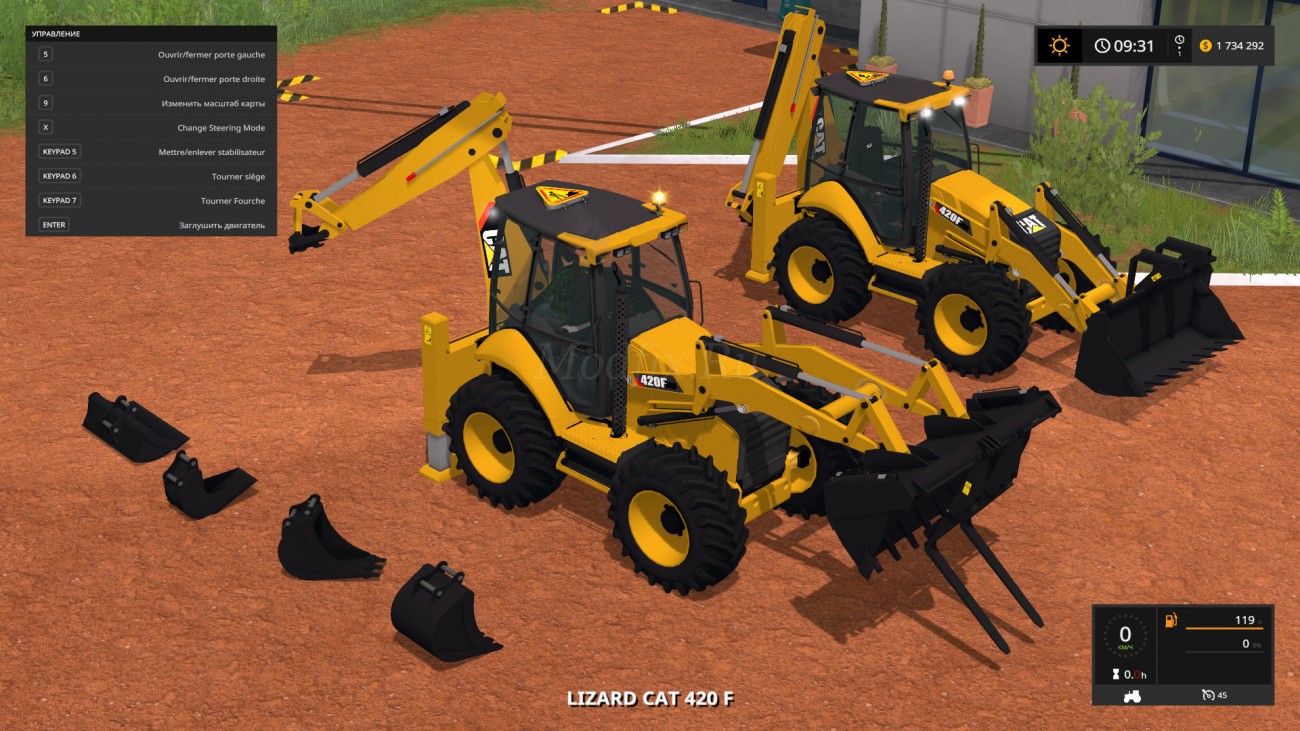 Картинка мода Cat 420F / FSModding в игре Farming Simulator 2017