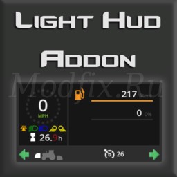 Картинка мода Light Hud Addon / Ian898 в игре Farming Simulator 2017