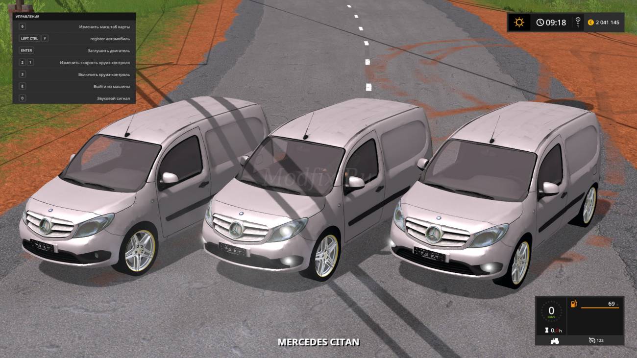 Картинка мода Mercedes-Benz Citan / c0br4 в игре Farming Simulator 2017