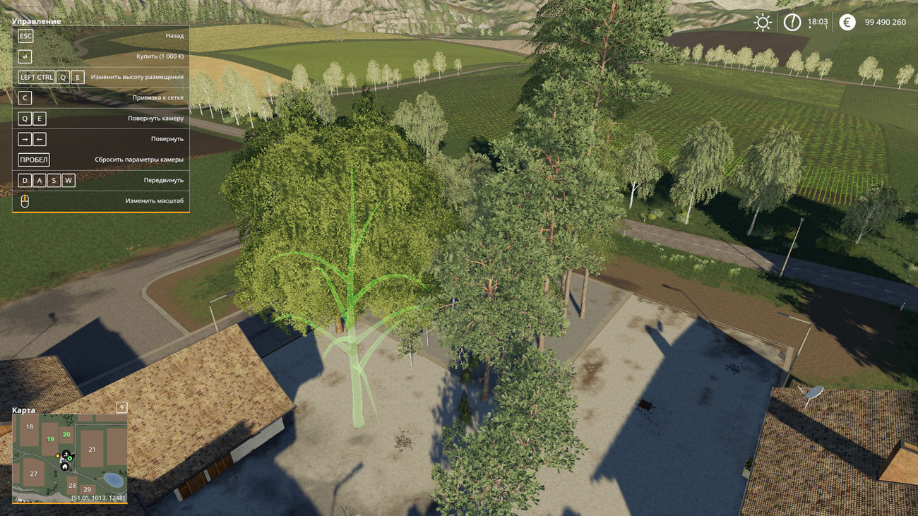 Картинка мода Деревья пак / BD_Modding в игре Farming Simulator 2019
