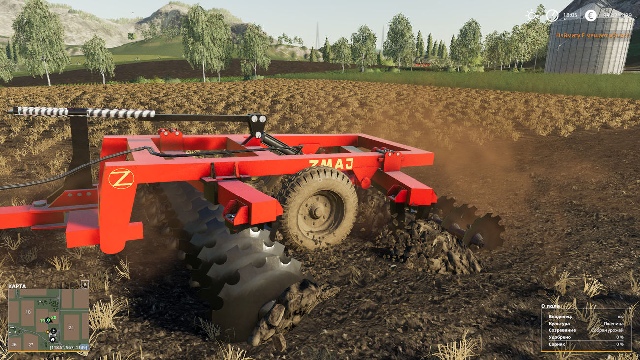 Картинка мода Zmaj Z828 / Niknab в игре Farming Simulator 2019