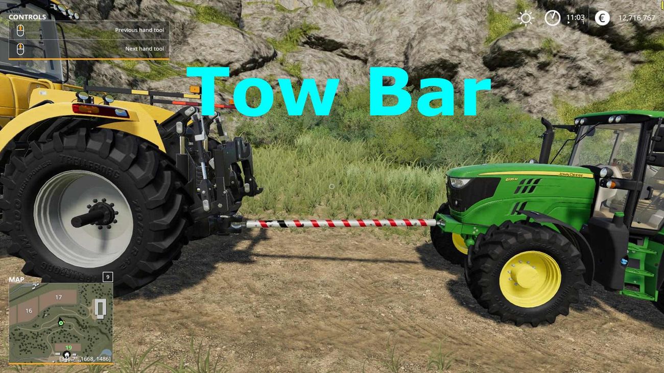 Картинка мода Tow bar / Kenny456 в игре Farming Simulator 2019