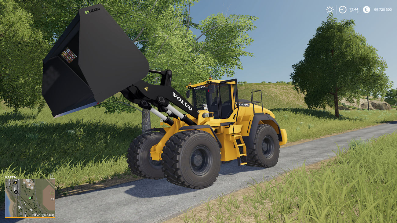 Картинка мода Volvo L220H и ковш / Shaidiestorc5673 в игре Farming Simulator 2019