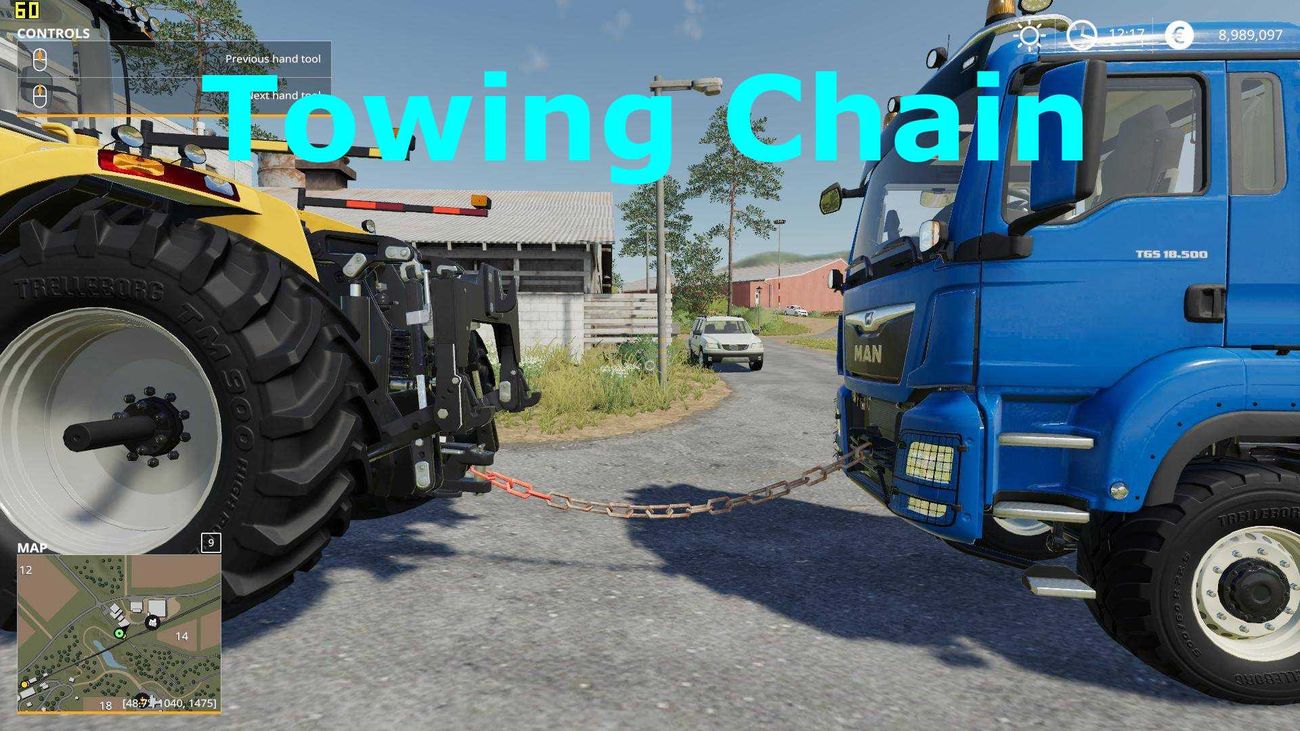 Картинка мода Буксировочная цепь / Kenny456 в игре Farming Simulator 2019