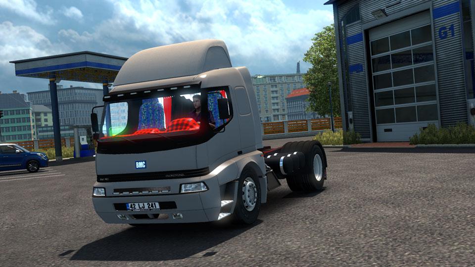 Truck simulator pro 3. BMS Pro 827 тягач. Euro Truck Simulator 2. BMC грузовик Pro 827. Euro Truck Simulator 2 моды грузовиков.