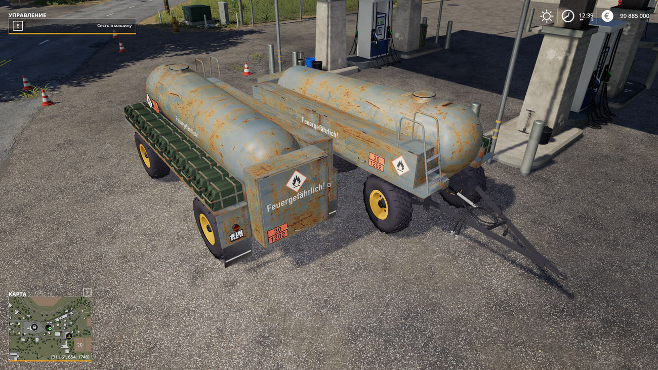Картинка мода Fortschritt HL 50/45.2 tanker / ADOLF в игре Farming Simulator 2019