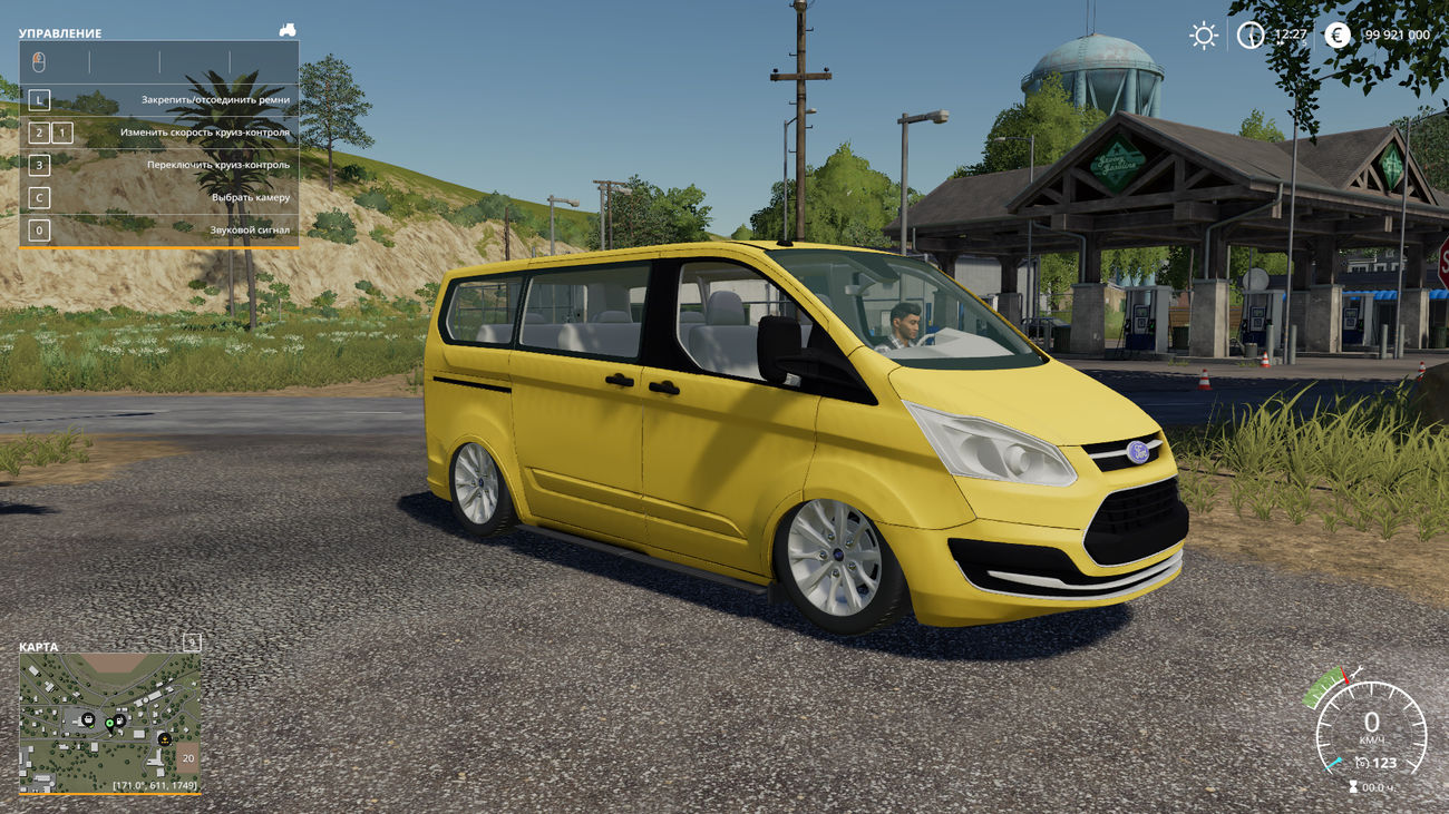 Картинка мода Ford Transit Custom / lowly в игре Farming Simulator 2019