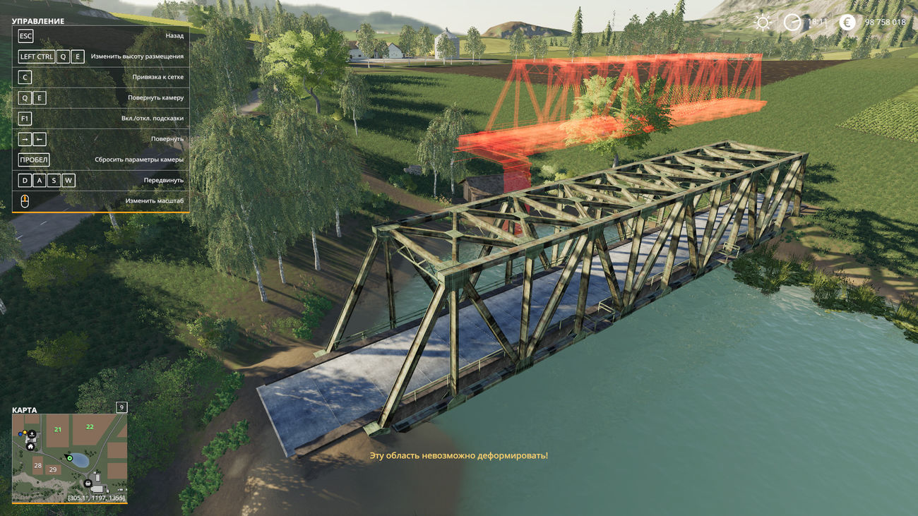 Картинка мода Tressel Bridge / NostalgicFarmer в игре Farming Simulator 2019
