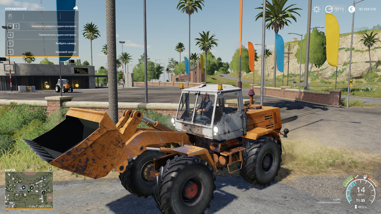 Картинка мода ХТЗ Т-156 оранжевый / MakSoN в игре Farming Simulator 2019