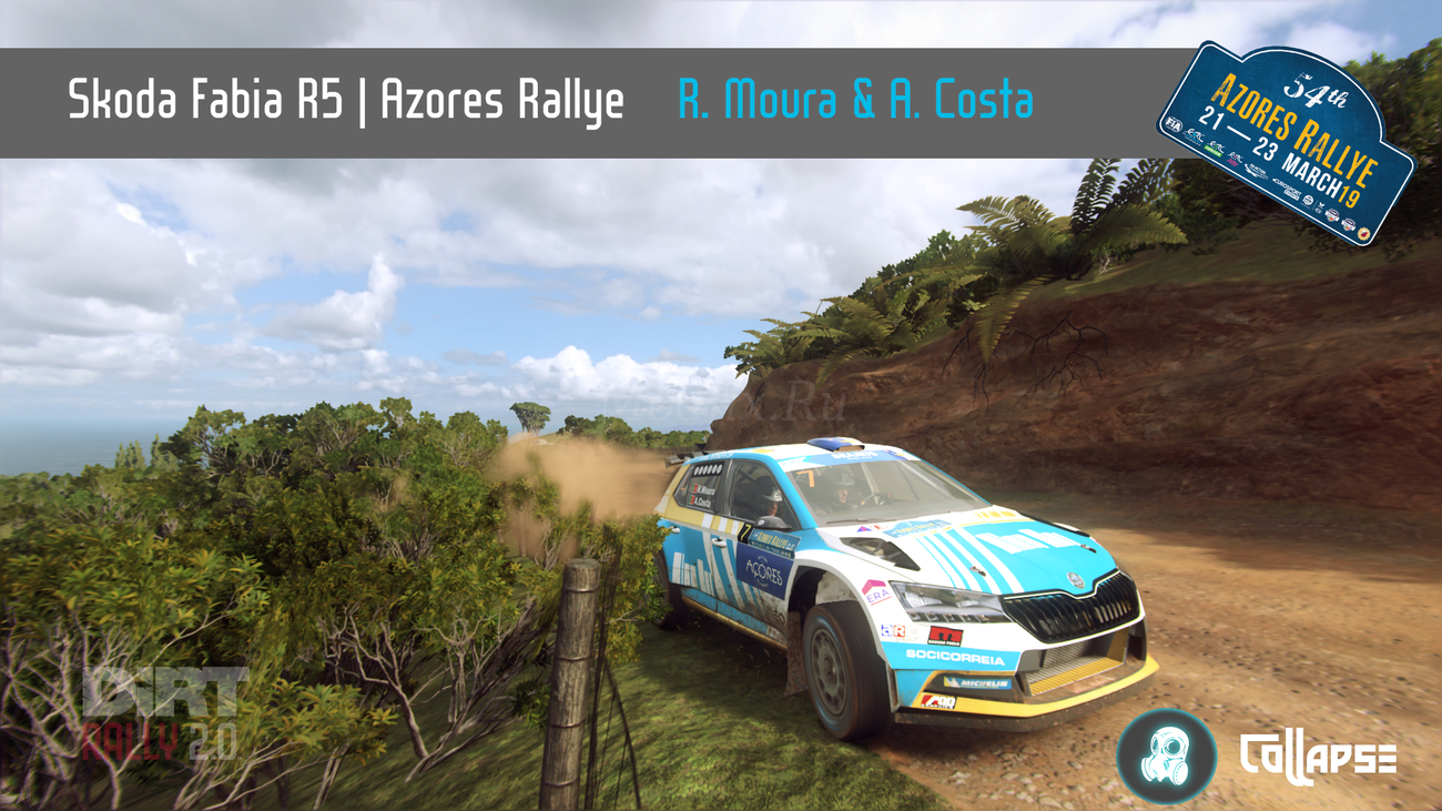 Картинка мода Skoda Fabia R5 Ricardo Moura Azores Rallye 2019 / Colapso в игре Автогонки Ралли