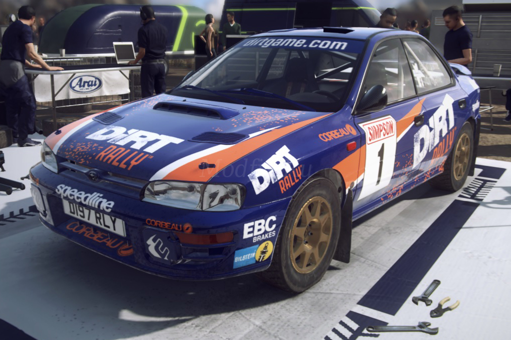 Скачать Subaru Impreza 1995 DiRT Rally / P. One v1.0