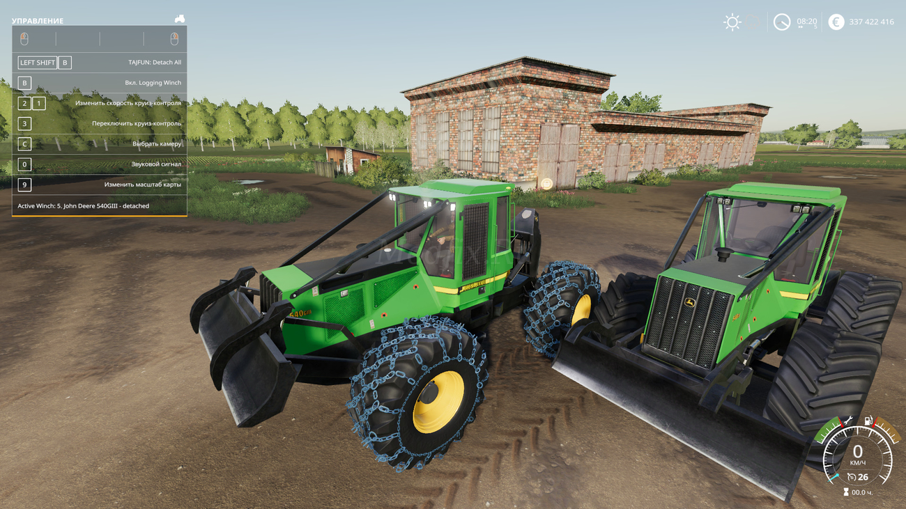 Картинка мода John Deere 540G-III / Timber131 в игре Farming Simulator 2019
