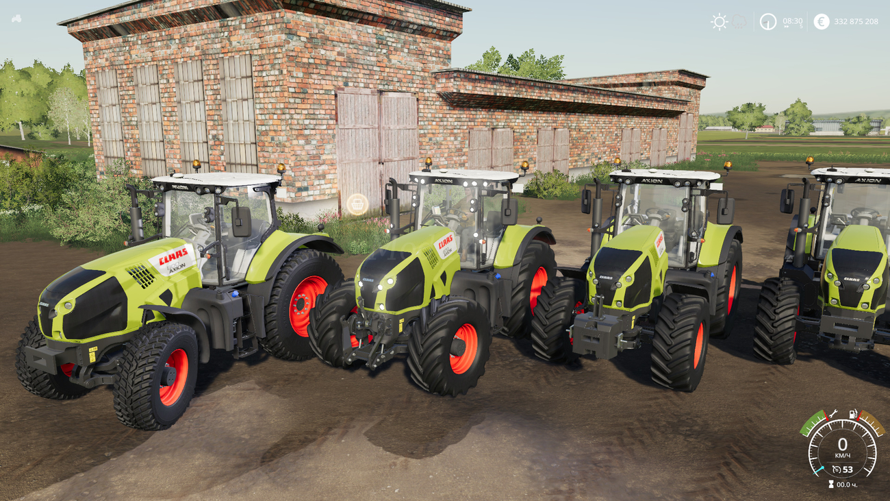 Картинка мода Claas Axion 800/840/870 / Lejoueur в игре Farming Simulator 2019