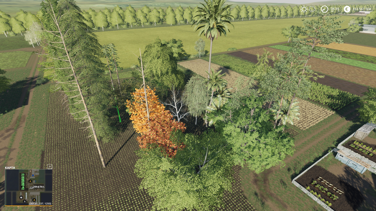 Картинка мода Деревья пак-31 / TheSnake в игре Farming Simulator 2019