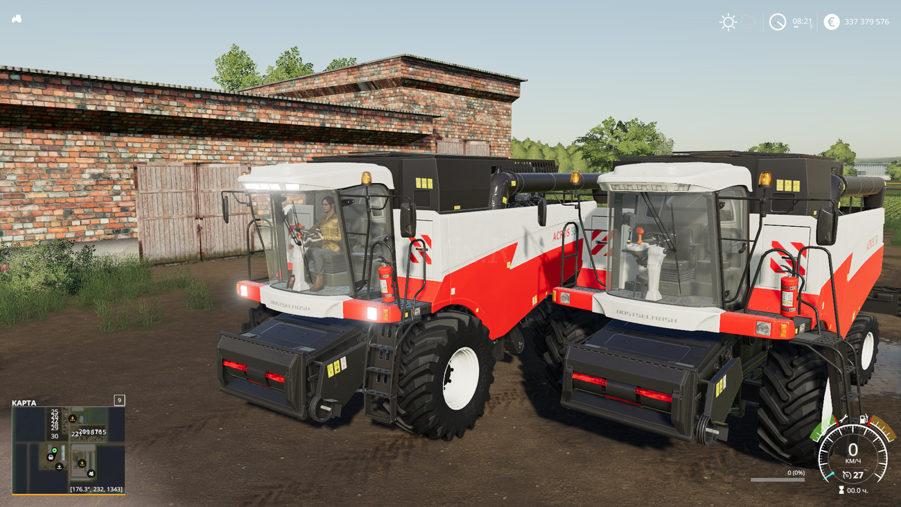 Картинка мода АКРОС 595 Plus / Алексейка в игре Farming Simulator 2019