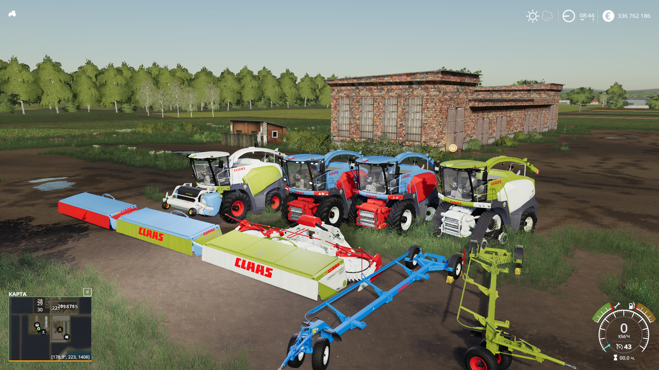 Картинка мода Claas Jaguar 800 пак / Ifkonator в игре Farming Simulator 2019