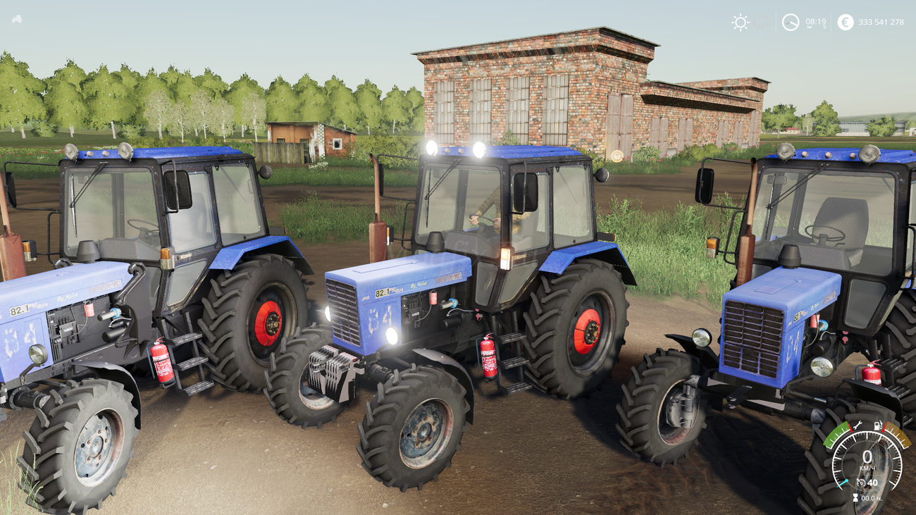 Картинка мода Беларус МТЗ 82.1 синий / KeLa в игре Farming Simulator 2019
