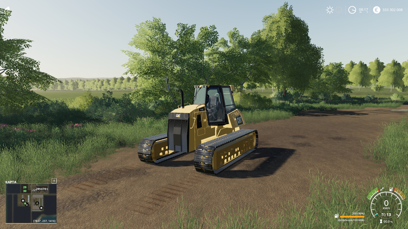 Картинка мода Caterpillar DK6 / FDR Logging в игре Farming Simulator 2019