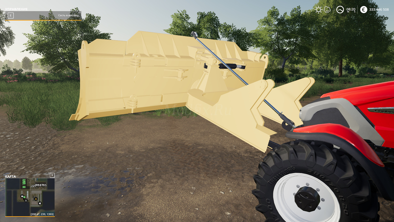 Картинка мода Лопата Caterpillar DK6 / FDR Logging в игре Farming Simulator 2019