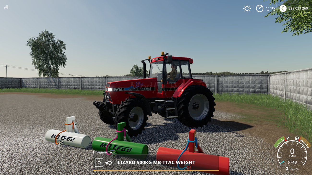 Картинка мода Mercedes-Benz MB Trac Gewicht / ASSASSIN в игре Farming Simulator 2019