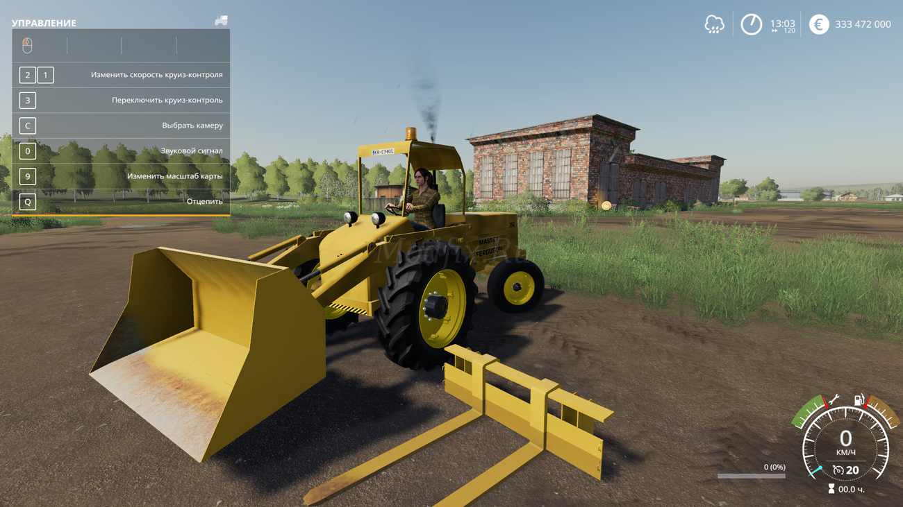Картинка мода Massey Ferguson 356 / SebCroteau в игре Farming Simulator 2019