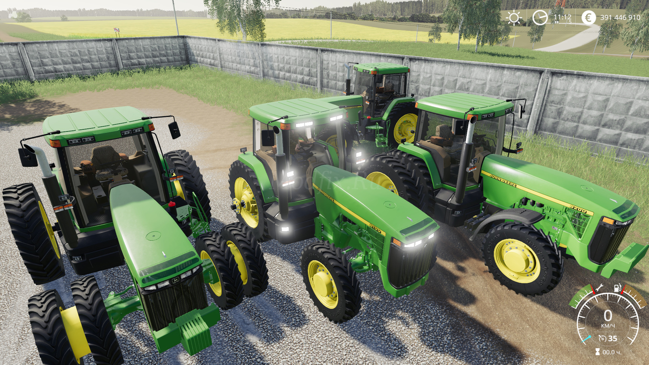 Картинка мода John Deere 8000 Series US / Seth Phillips в игре Farming Simulator 2019