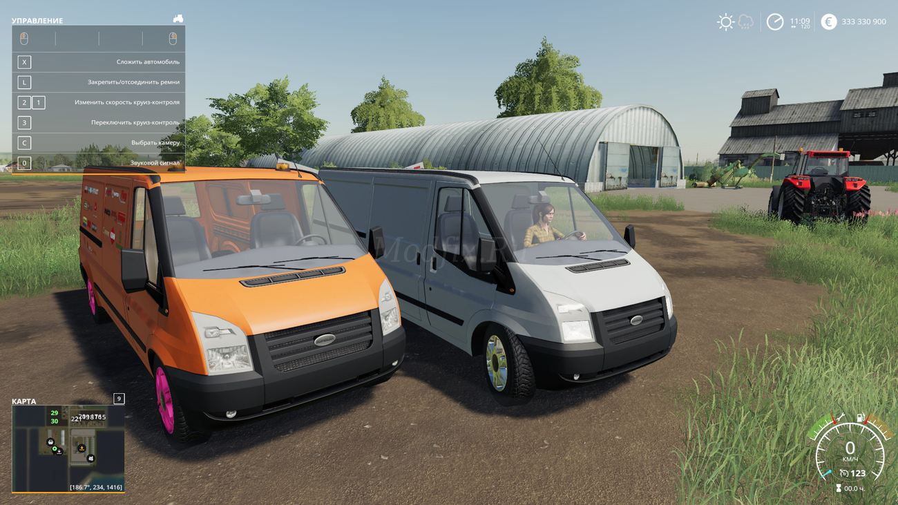 Картинка мода Ford Rumbler Van Workshop / DD ModPassion в игре Farming Simulator 2019