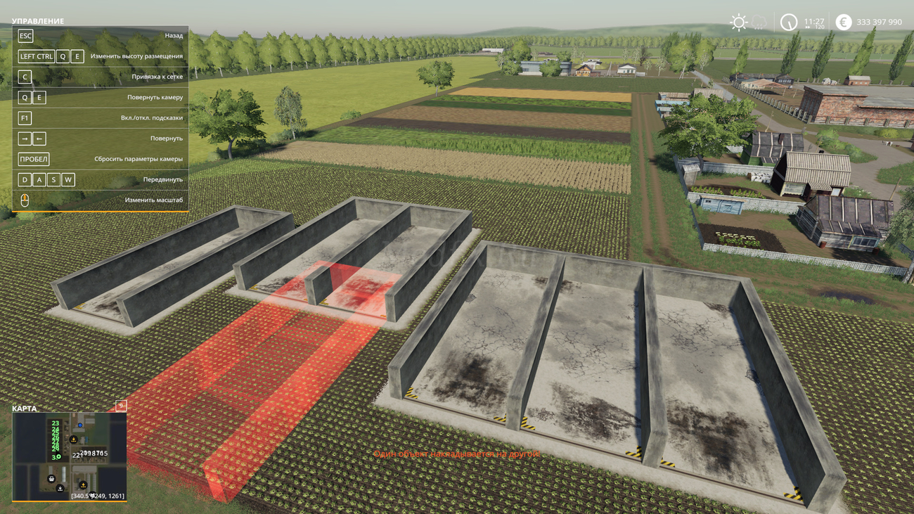 Картинка мода Bunker silo set / TopAce888 в игре Farming Simulator 2019