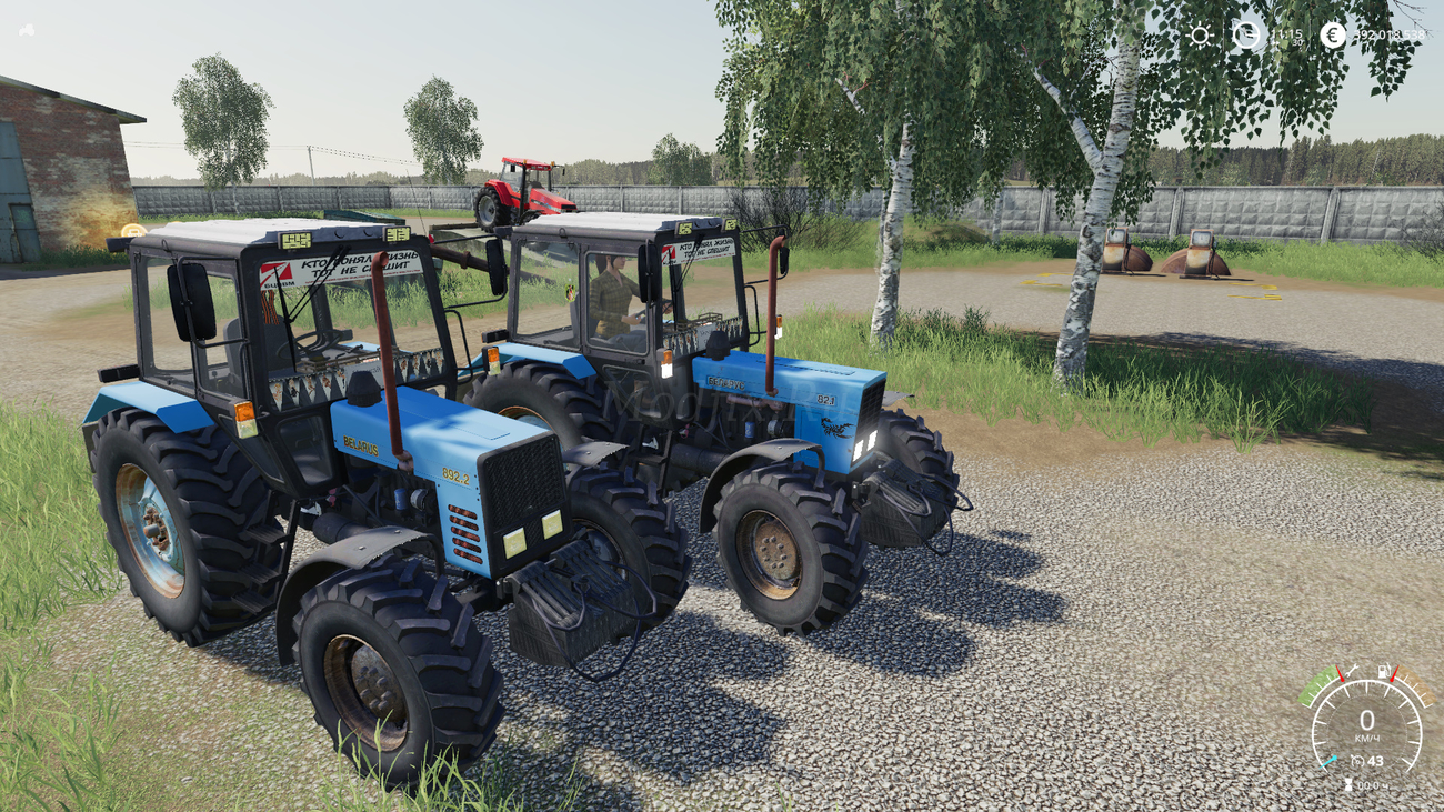 Картинка мода МТЗ 892.2 Беларус 82.1 / Alex10n в игре Farming Simulator 2019