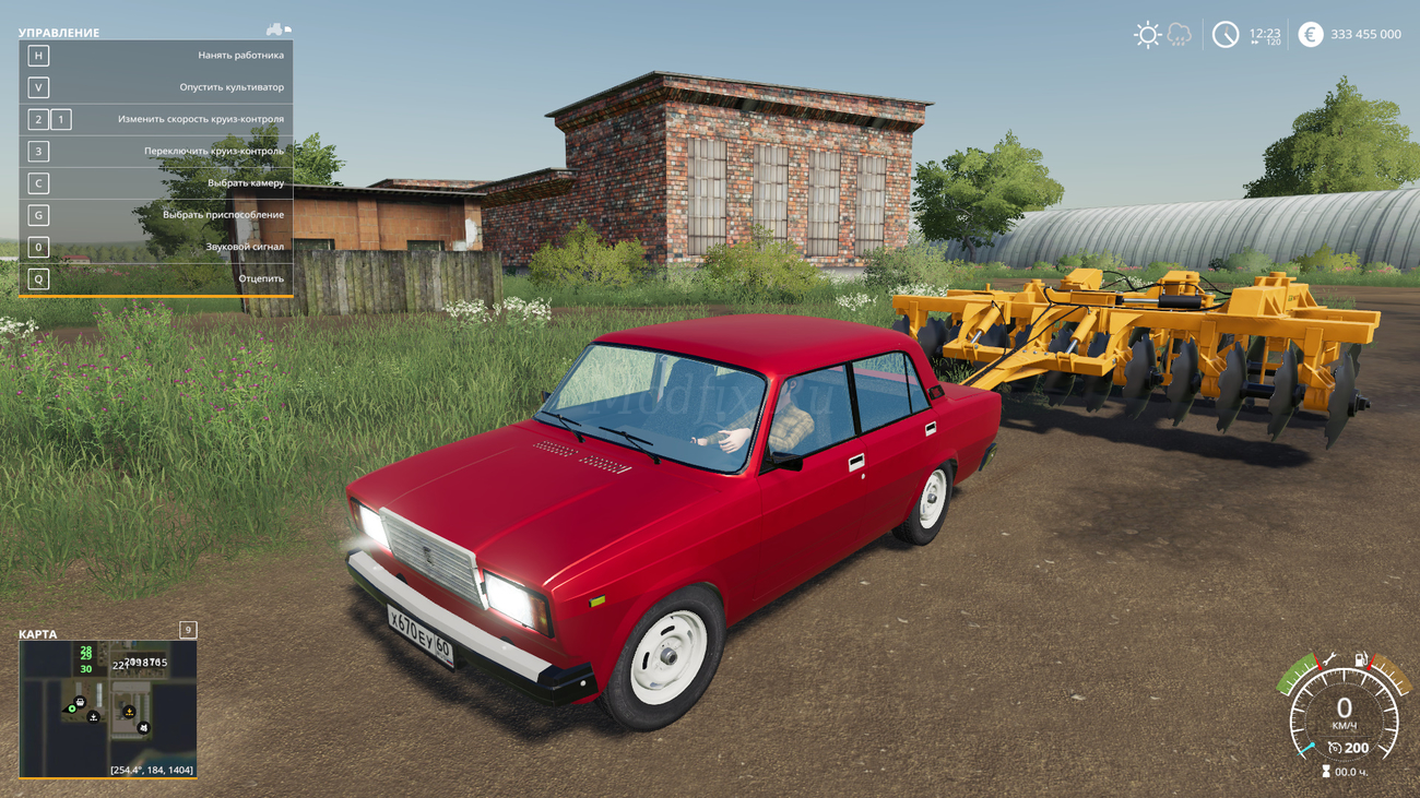 Картинка мода ВАЗ 2107 / Hanter в игре Farming Simulator 2019
