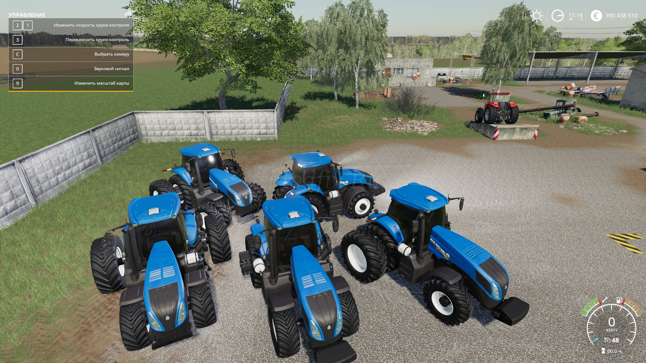 Картинка мода New Holland T8 / Black Modding в игре Farming Simulator 2019
