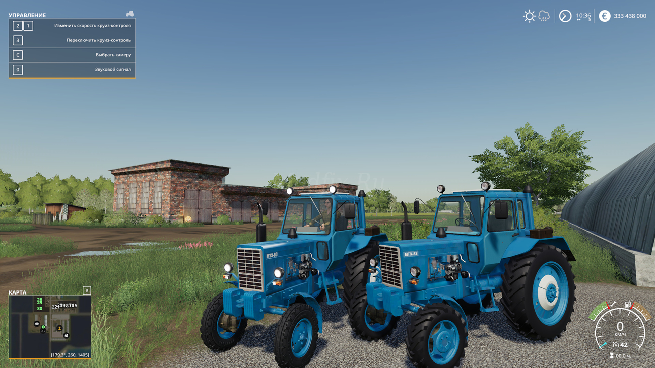 Картинка мода МТЗ 80/82 Беларус синий / Michael Ortlepp в игре Farming Simulator 2019