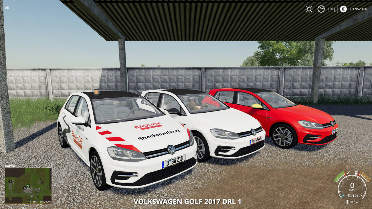Картинка мода Volkswagen Golf 2017 / GtX в игре Farming Simulator 2019