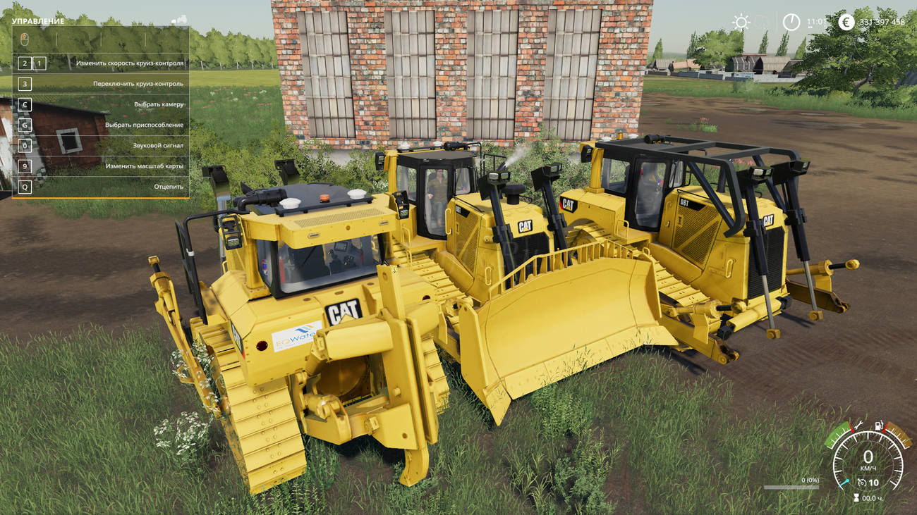 Картинка мода Caterpillar D8T SDM / SurfDuck Modding в игре Farming Simulator 2019